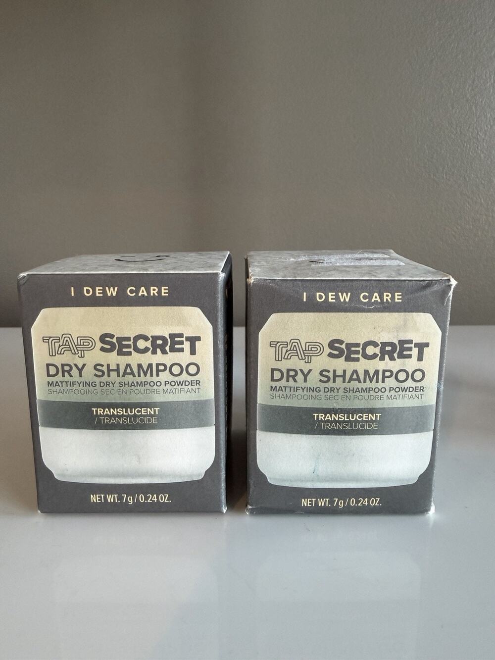 I DEW CARE Biotin Clarifying Dry Shampoo - Tap Secret Original 0.24 Oz SET OF 2